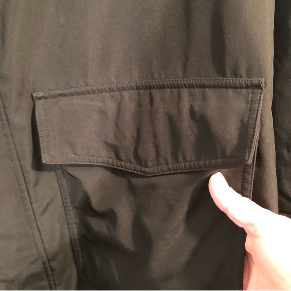 Structure Mens Utility / Field Jacket Size XL Black Full Zip Inside Drawstring - Picture 11 of 14